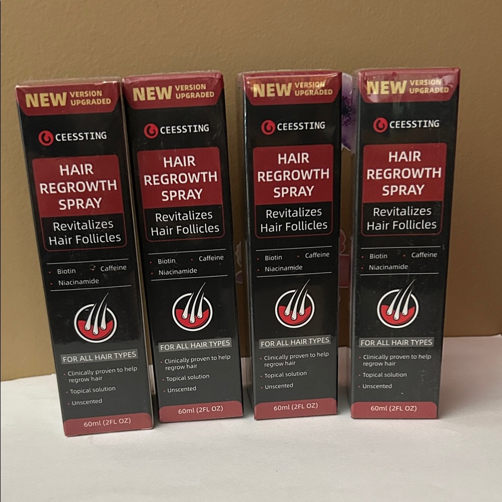4 X Hair Regrowth Spray - 2 oz Each
